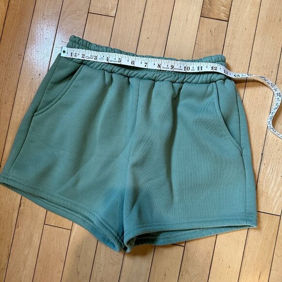 SHEIN Sage Green Pull On Sweatpants Shorts - Medium - Picture 8 of 10